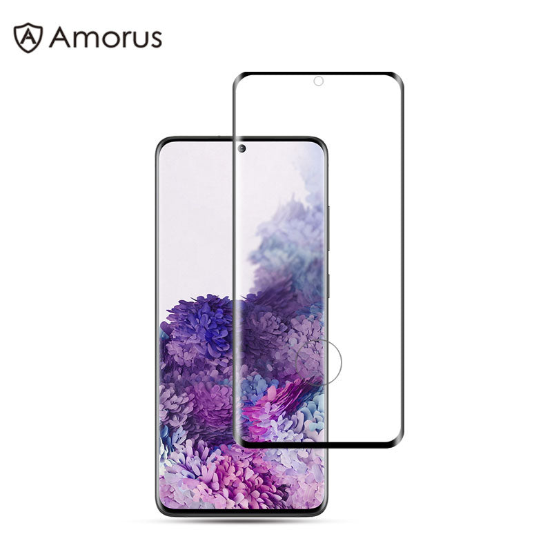 AMORUS for Samsung Galaxy S20 Plus 3D Curved Full Tempered Glass Phone Screen Protector AMORUS for Samsung Galaxy S20 Plus 3D Curved Full Tempered Glass Phone Screen Protector